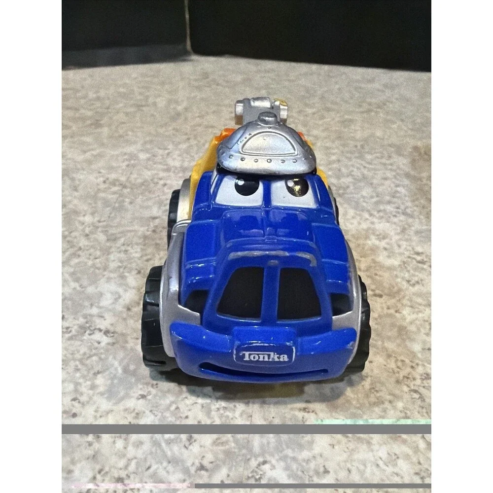Tonka Chuck & Friends Truck Lot of 3 - Blue Chuck x2 & Orange Truck